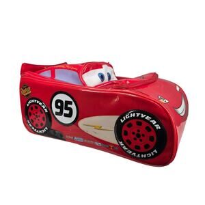 DISNEY CARS LIGHTNING MCQUEEN KIDS ROLLING SUITCASE 18" WHEELED BAG